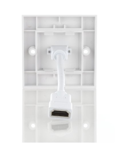 deleyCON HDMI Dose 1 Port / Unterputz / 3D / FullHD / Unterstützt neustes HDMI 1.4a - 3