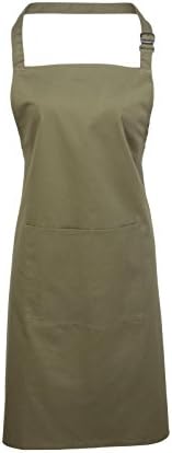 Premier Colours Bib Apron Olive