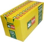Swan Extra Slim Filter Tips, Yellow,  120-Piece/Box, 20 Box/Pack