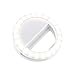 Produktbild PREMIUM Selfie Licht Ringlicht - weiss - sehr hell - aufladbar - stufenlose Regelung - für Smartphone - Tablet - iPad - Macbook