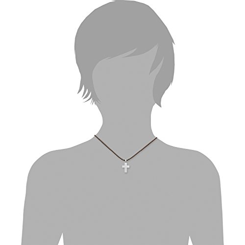 sOliver-Kinder-Kette-Teenager-Jungen-432-cm-verstellbar-mit-Kreuz-Anhnger-Edelstahl-Leder-geflochten-braun