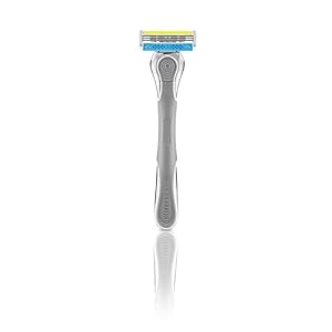 Dorco PACE 3 Manual Razor for Men: Three-Blade Shaving System - 4 Blades - Image 3