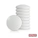 Produktbild BEROS – 10 Stück Türpuffer-Set | Türstopper | Ø 40mm | Farbe: Weiß – Material: Kunststoff| Selbstklebend | Perfekter Schutz für Wand und Türklinke