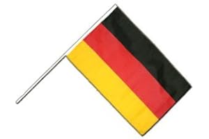 DIGNI Flaggenfritze® Große Stockflagge Schwenkflagge Deutschland 60 x 90 cm