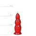 Produktbild Triple Anal Plug ca.23x4,3-7,8cm (1.Stufe 4,3cm / 2.Stufe 6,7cm / 3.Stufe 7,6cm) (Rot/Red)