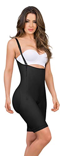 MARIAE Femme Shapewear Post Liposuccion Gaine Amincissante Lingerie Sculptante Bustier Ajustable Minceur Post Partum 9111 (l, Noire)