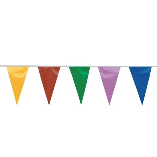 Preisvergleich Produktbild Wimpelkette, Folie 20 m "bunt" wetterfest