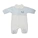Baby Boys/Girls Baby Elephant Fleece Romper Suit (6-9 Months) (Blue)