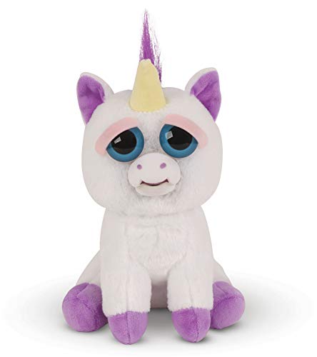 Mac Due Italy- Feisty Pets Unicorno Peluche, Colore Bianco/Viola, 323582