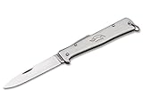 Verschlussart: Backlock Otter Unisex - Erwachsene Mercator-Messer Edelstahl Clip Taschenmesser, Silber, 20,0 cm