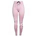 Produktbild Kaiki Frauen hohe Taille Sport Gym Yoga Running Fitness Hohle Leggings Hosen Athletic Hose (S, Pink)
