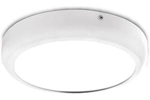 Greenice | Plafón LED Circular Superficie Style 174Mm 12W 960Lm 30.000H | Downlight LED | Panel LED Techo | Lamparas de techo | Salón, Pasillos, Dormitorio, Oficina, Baños | Blanco Frío