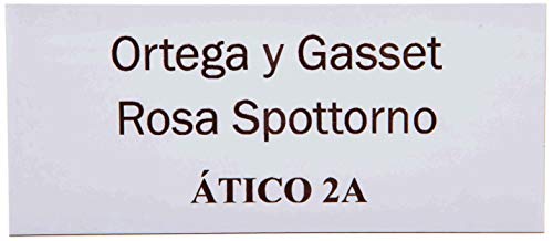 Placas Buzón de Aluminio Blanco y Grabado Negro. Cinta autoadhesiva. Grosor 0,5mm y tamaño máximo 100x40mm