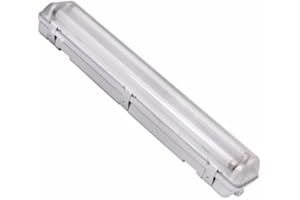 Silamp Réglette LED étanche double pour Tubes LED T8 120cm IP65 (boitier vide)