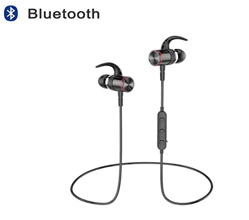 Auriculares inalámbricos Bluetooth Dual Stereo Music Deporte In-Ear Auriculares para Running - Negro