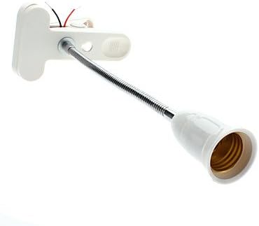 ZMW E27 30cm LED Light Bulb Flexible Extend Holder with Clip