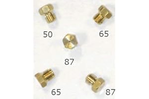 TEZLA Kit de conversion GPL - Lot de 5 buses - 1 x 50, 2 x 65, 2 x 87 filetage M6 x 0,75