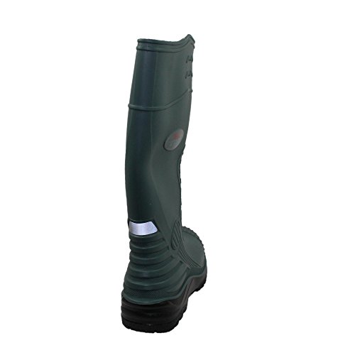 Trucker Gummistiefel S5 SRC Sicherheitsschuhe Arbeitsschuhe Trekkingschuhe Stiefel Grün - 2