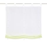 vorhang rollo kombination Material: 100% Polyester, transparent Voile