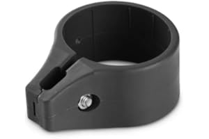 GARDENODE Easy Clôture Collier de fixation rond PVC 60mm Gris anthracite