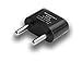 Produktbild Lewis N Clarks Adapter Plug, Europe/Asia Reiseadapter, Schwarz