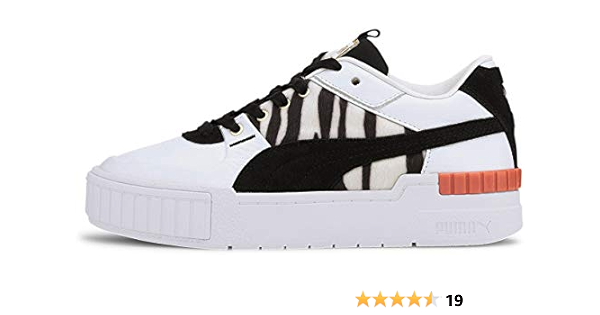 Puma - Womens Cali Sport W.Cats Shoes, Size: 5.5 B(M) US, Color: Puma White/ Puma Black/Dragon Fire : Amazon.fr: Chaussures et Sacs