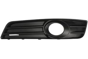 REPIAUTO Grille de pare-choc avant gauche fermée avec trou pour anti-brouillard et crochet compatible avec Audi A3 et A3 Sportback 8P phase 3 2008-2012