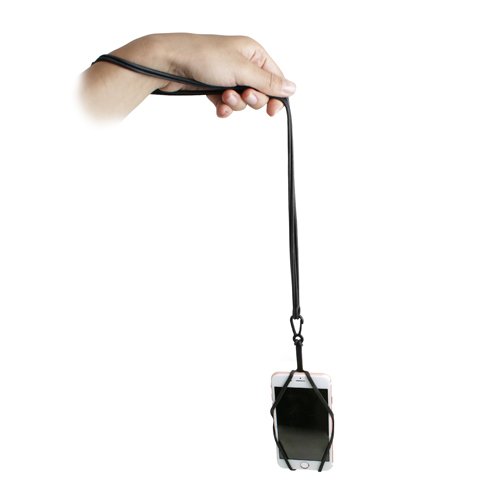 Spiderbag Smartphone Halsband UmhÃ¤ngeband Trageband von System-S (schwarz)