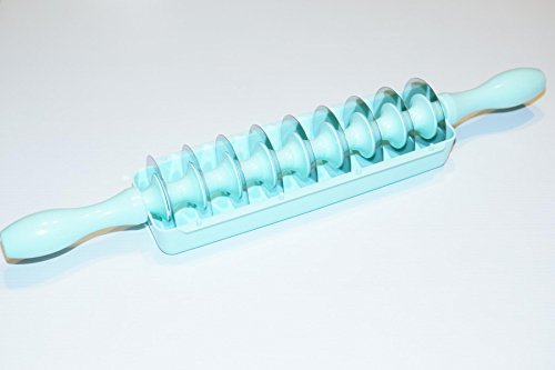 Ravioli Maultaschen Tortellini Manti Schneider Messer 9 Rädchen (Abstand der Messer/ Rädchen 2,5cm)/ Edelstahl rostfrei/ robuste Kunststoffgriffe/ Gesamtlänge mit Griffen 42 cm - 2