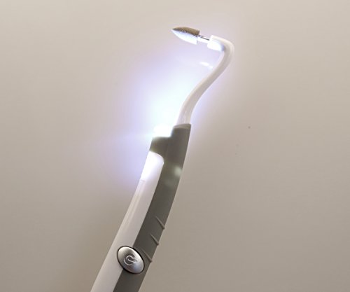 Flylinktech LED Dental Sonic Tool 3-in-1 Teeth Whitening Fleckentfernung Polieren Plaque-Kit mit 3 verschiedenen Köpfen + 2 Batterien - 6