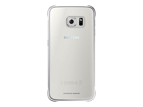 Samsung Clear Cover - Funda para Samsung Galaxy S6  color plata- Versi  n Extranjera
