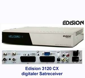 Preisvergleich Produktbild Edision 3120 CX Digital Receiver