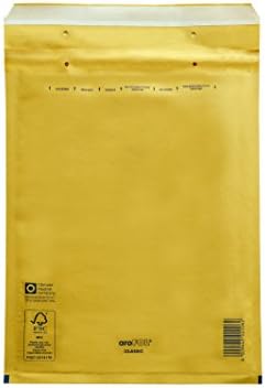 Cards Dozio - Padded Havana envelopes for shipments - Internal dimension295x445 mm - 50 pcs Pack.