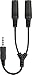 Price comparison product image Speedlink Splitz Headphones Adapter (Suitable for Smartphones and Tablets Black