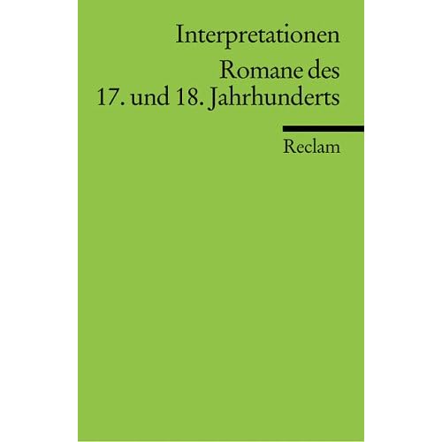 [PDF] Download Interpretationen: Romane des 17. und 18. Jahrhunderts Kostenlos