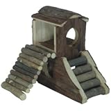 Elmato 10506 Waldspielburg für Gerbil, mit Rampen 17 cm