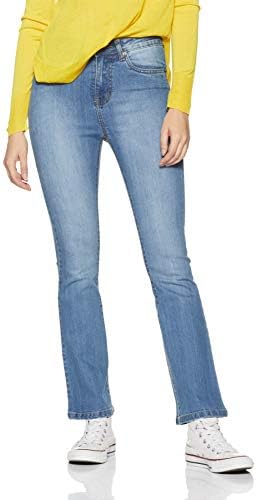 AKA CHICMid Rise Womens Boot Cut Jeans