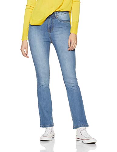 AKA CHICMid Rise Womens Boot Cut Jeans