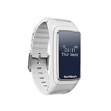 Lizes Smart-Armband mit Bluetooth, stilvolles Design, kabellos, mit Herzfrequenz-Überwachung und Schlaf-Überwachung, Weiß