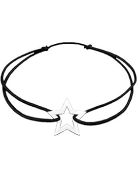 Elli Damen-Armband Schwarz Rock meets Glam Länge 19cm 925 Sterling Silber 02001375_19