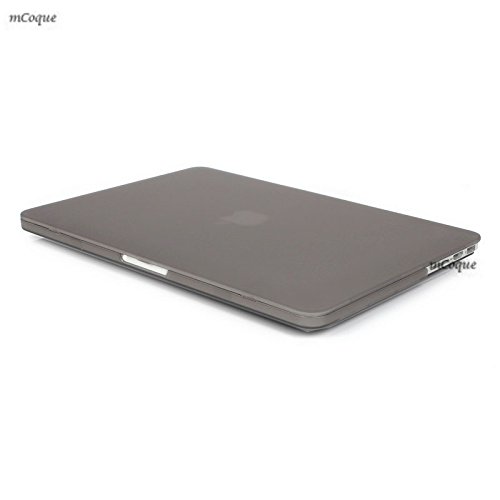 Matt Notebookhülle / schützen Koffer für MacBook Air 13 Zoll (Modell A1466 / A139 ) – Grau (Mit einem kostenlosen europäischen Version transparenten Tastaturschutz Haut) - 5