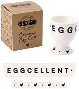 CGB GiftwareLoft 'Eggcellent' Ceramic Egg Cup with Gift Box | GB02864