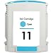 Produktbild InkUnity - HP 11 Cyan Blau kompatibel Druckerpatrone C4836A C4836AE kompatibel für BUSINESS Druckerpatronejet 2280 2300
