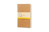 Las últimas 16 páginas son separables y hay una solapa para guardar las notas tomadas en hojas separadas; cada uno de los 3 cuadernos presenta la historia de Moleskine