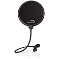 Miloll Pop Filter for Microphone - 6 inch Diameter, Dual Layered Microphone Pop Screen for Studio Recording, Podcasts and Streaming - MPF-1