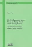 Image de Flexible Exchange Rates,Fixed Exchange Rates,or a Currency Union?: A Welfare Analysis Under Different Shock Scenarios