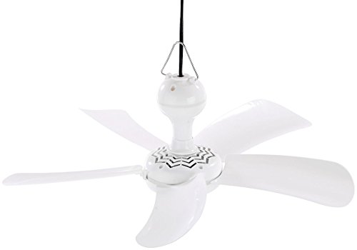 Sichler Haushaltsgeräte Mobiler Decken-Ventilator VT-141.D mit Aufhänger, 41 cm, 9 W - 2