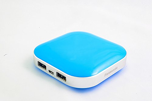 Panasonic Smart Power alpha 9000 MAH Power Bank -Blue RS.885 (70.00% Off) - Amazon