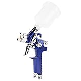 【Alta calidad y durabilidad】El cuerpo completamente de acero de esta pistola proporciona una excelente pistola rociadora a prueba de óxido y una boquilla de acero inoxidable para una excelente durabilidad. La botella de spray está hecha de material plástico de alta calidad, duradero y transparente. Puedes ver la capacidad de la olla claramente