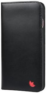 MediaSkins iPhone 6 / 6S Leather Case. Premium Slim Leather Stand Case / Cover for Apple iPhone 6 / 6S - Black